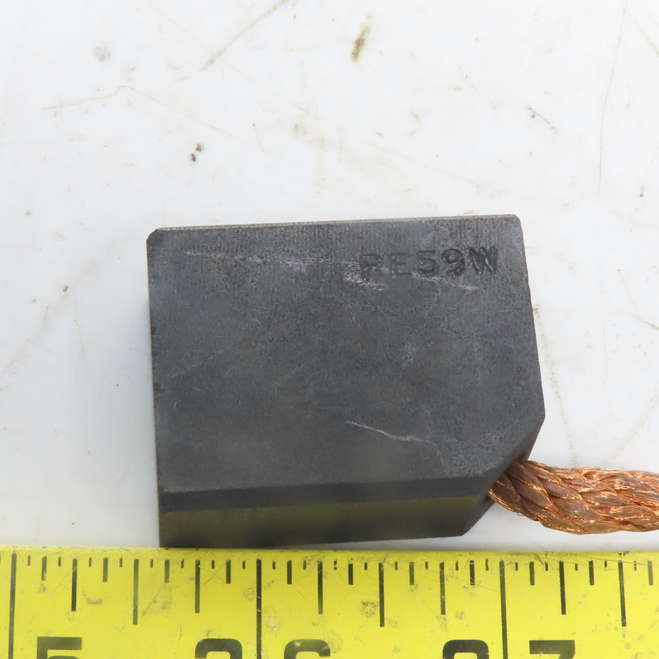 RE59W Carbon Brush 1.25" Wide x 1.575" Tall x 0.625 Thick