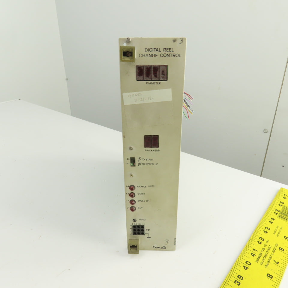 Cerutti RE 52158 Digital Reel Change Control