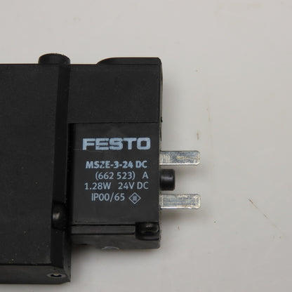 Festo CPE14-M1BH-5L-1/8 2 Position Pneumatic Solenoid Valve 1/8" NPT 24VDC Lot/2