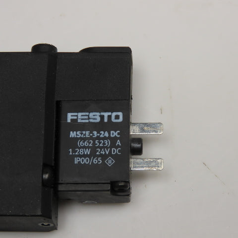 Festo CPE14-M1BH-5L-1/8 2 Position Pneumatic Solenoid Valve 1/8" NPT 24VDC Lot/2