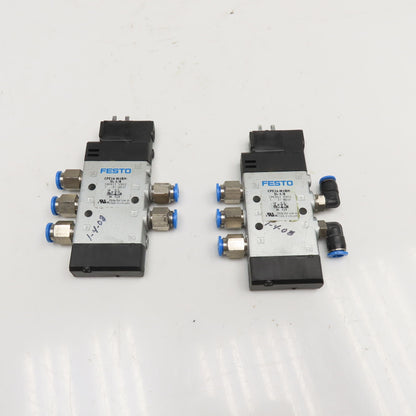 Festo CPE14-M1BH-5L-1/8 2 Position Pneumatic Solenoid Valve 1/8" NPT 24VDC Lot/2
