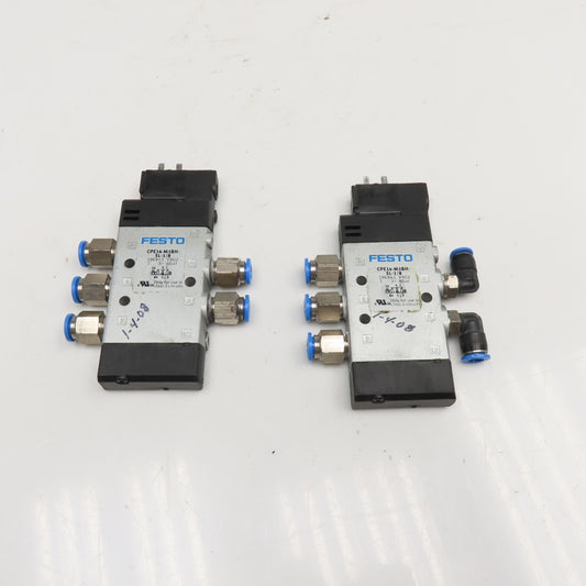 Festo CPE14-M1BH-5L-1/8 2 Position Pneumatic Solenoid Valve 1/8" NPT 24VDC Lot/2