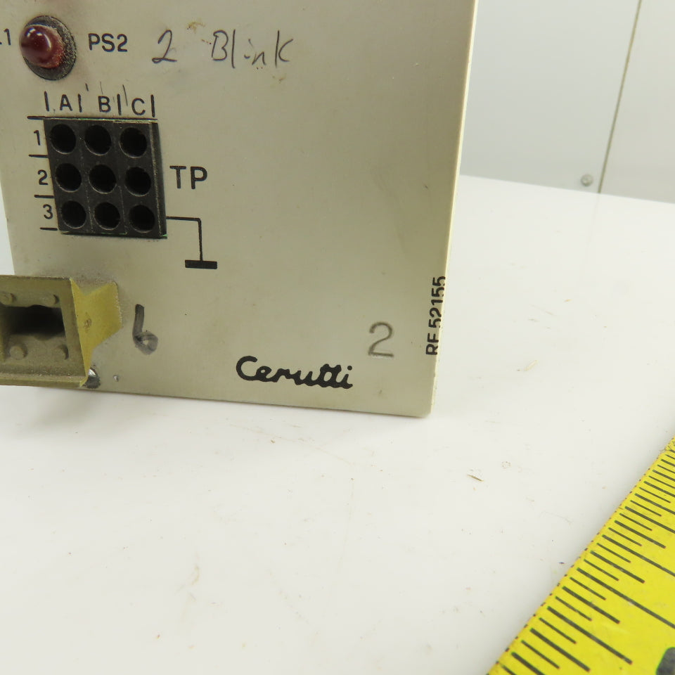 Cerutti RE 52155 Inputs & Speed Simulator