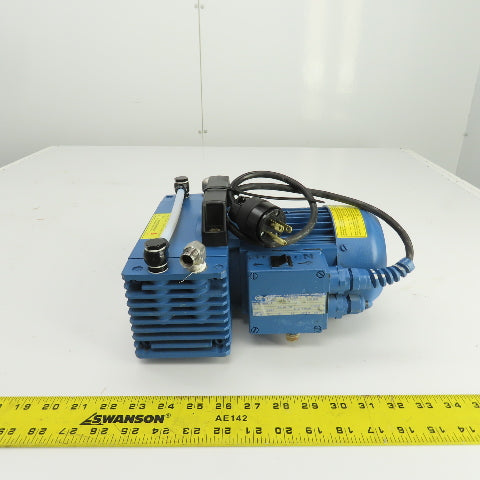 Vaccubrand MZ 2/1.9 Diaphragm Vacuum Pump 115V 1PH 0.18kW Tested