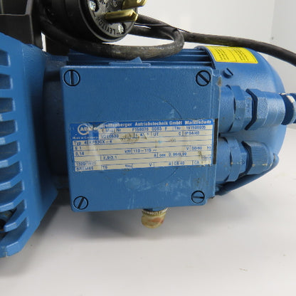 Vaccubrand MZ 2/1.9 Diaphragm Vacuum Pump 115V 1PH 0.18kW Tested