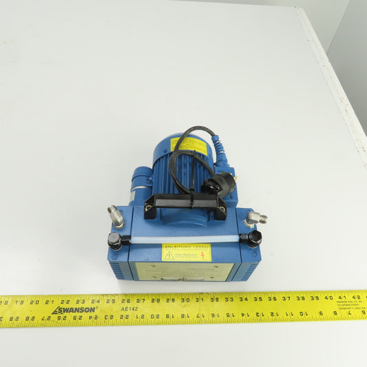 Vaccubrand MZ 2/1.9 Diaphragm Vacuum Pump 115V 1PH 0.18kW Tested