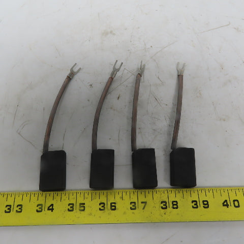 H43 Carbon Brush 0.781" Wide x 1.25" Tall x 0.492 Thick Lot of 4