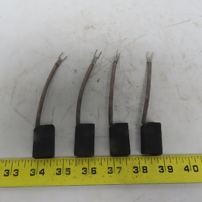 H43 Carbon Brush 0.781" Wide x 1.25" Tall x 0.492 Thick Lot of 4