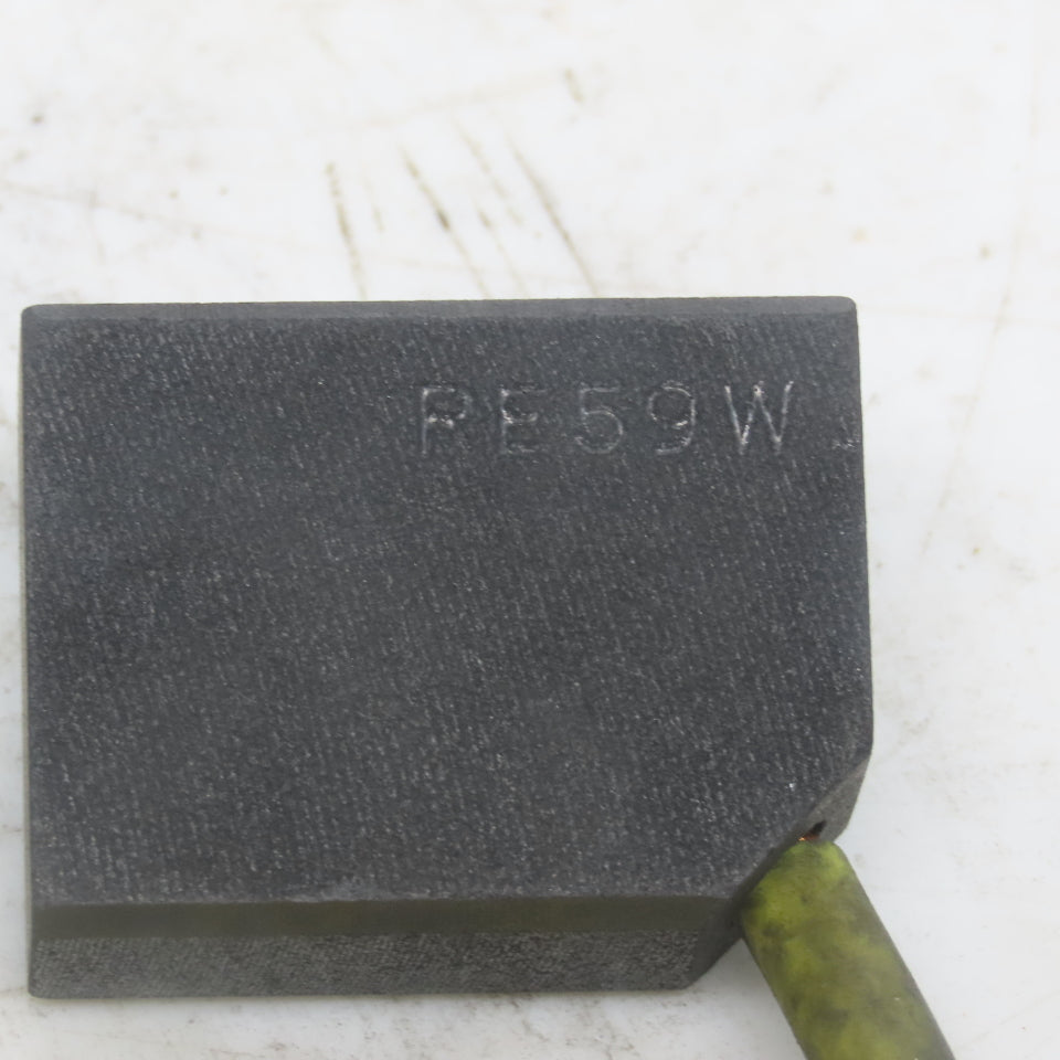 RE59W Carbon Brush 1" Wide x 1.25" Tall x 0.492 Thick Lot of 2