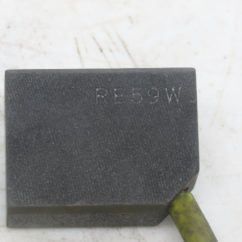 RE59W Carbon Brush 1" Wide x 1.25" Tall x 0.492 Thick Lot of 2