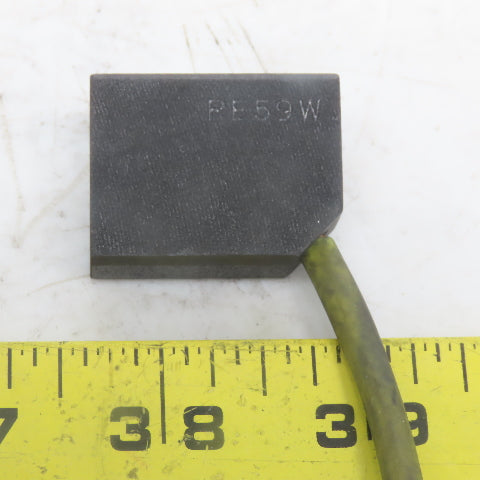 RE59W Carbon Brush 1" Wide x 1.25" Tall x 0.492 Thick Lot of 2