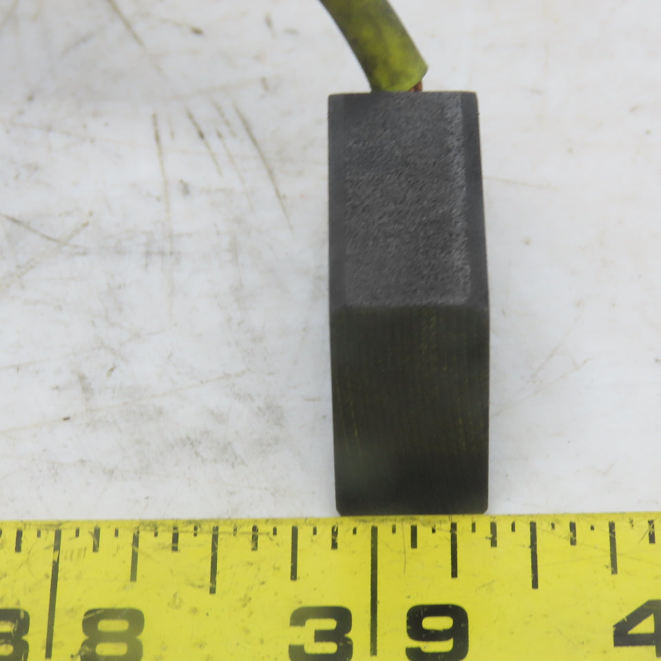 RE59W Carbon Brush 1" Wide x 1.25" Tall x 0.492 Thick Lot of 2