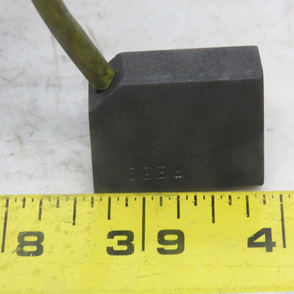 RE59W Carbon Brush 1" Wide x 1.25" Tall x 0.492 Thick Lot of 2