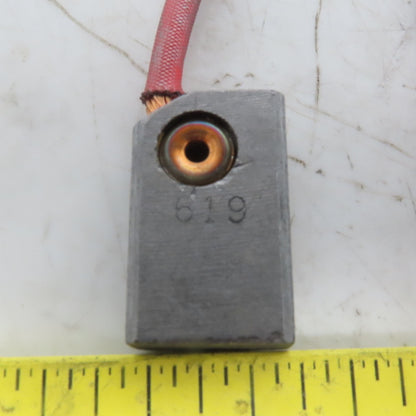 619 Carbon Brush 12mm x 20mm x 32mm Lot of 2