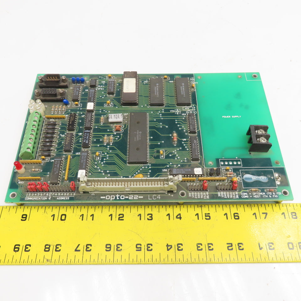 Opto 22 LC4 Single Board Controller 120V Needs Battery