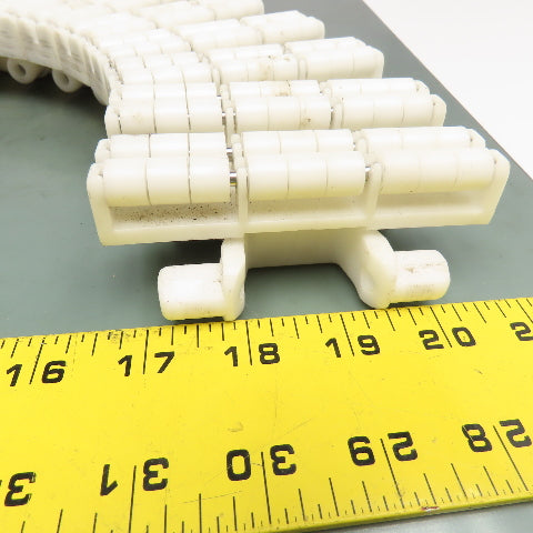 Flexlink XH 4" Wide Side Flexing Roller Top Conveyor Chain 27"