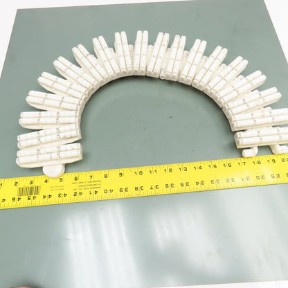 Flexlink XH 4" Wide Side Flexing Roller Top Conveyor Chain 27"