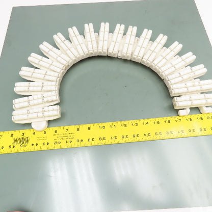 Flexlink XH 4" Wide Side Flexing Roller Top Conveyor Chain 27"