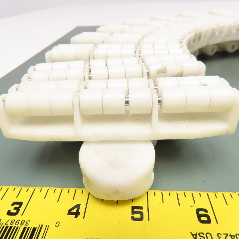 Flexlink XH 4" Wide Side Flexing Roller Top Conveyor Chain 27"
