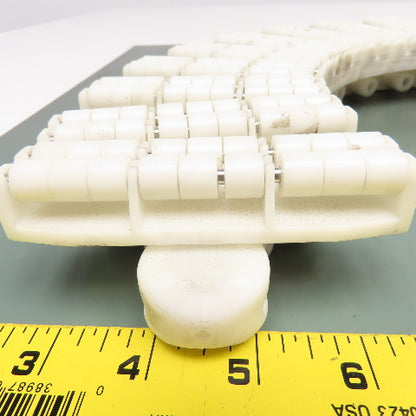 Flexlink XH 4" Wide Side Flexing Roller Top Conveyor Chain 27"