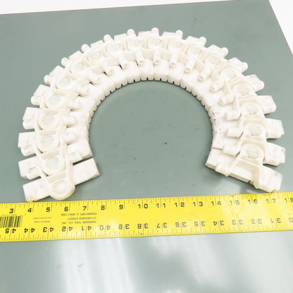Flexlink XH 4" Wide Side Flexing Roller Top Conveyor Chain 27"