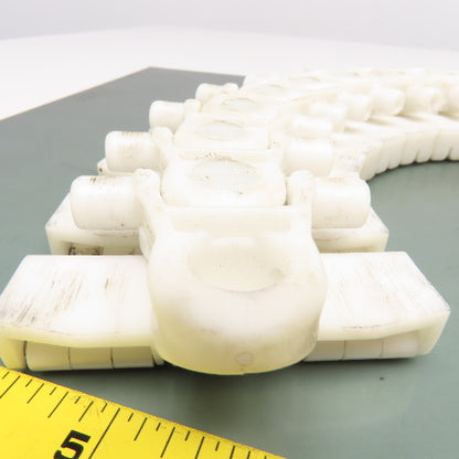 Flexlink XH 4" Wide Side Flexing Roller Top Conveyor Chain 27"