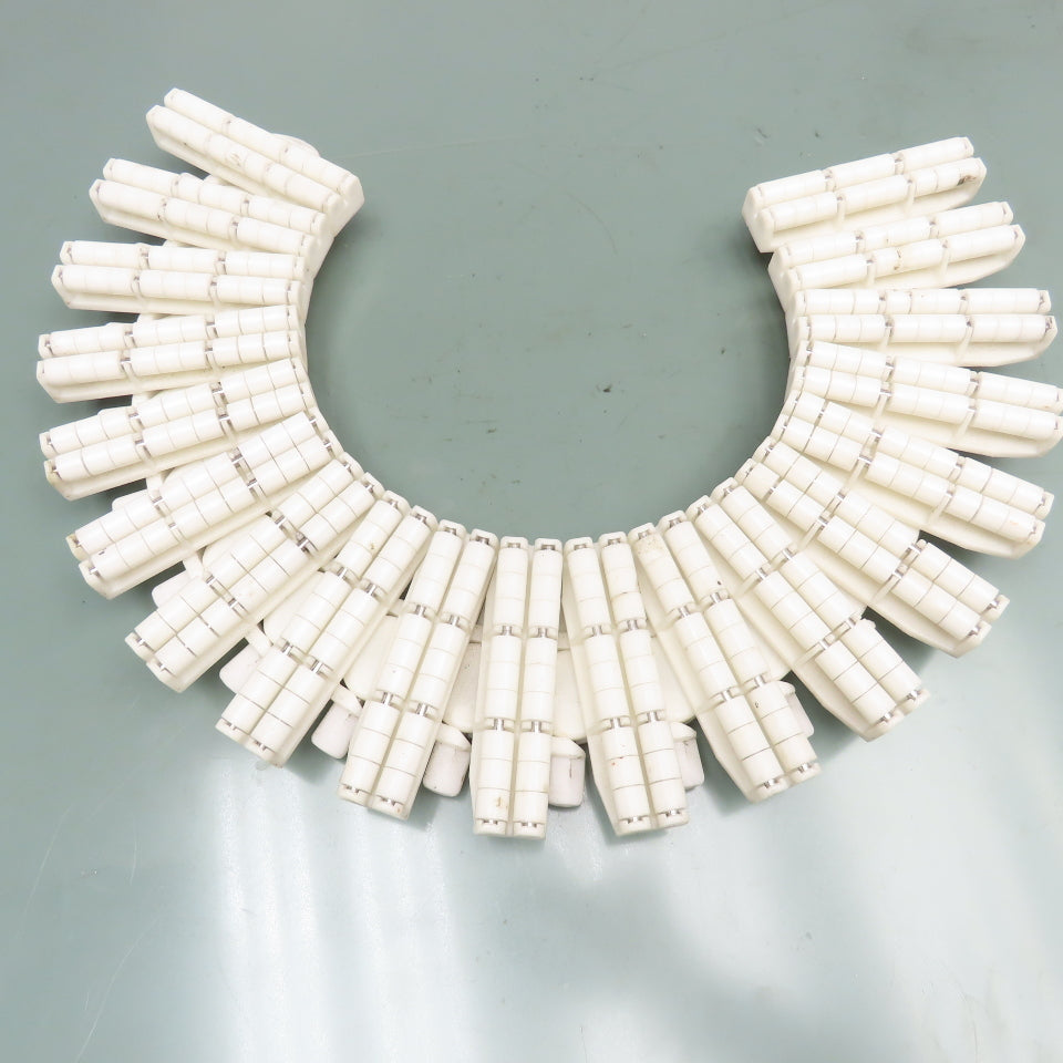 Flexlink XH 4" Wide Side Flexing Roller Top Conveyor Chain 27"
