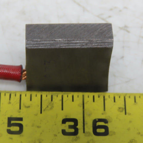 673 Carbon Brush 1" x 1" x 3/8" Lot of 5