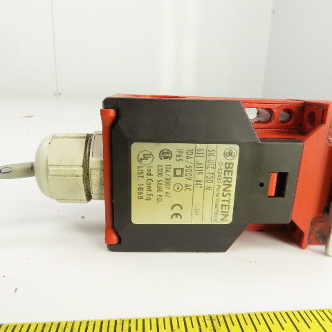 Bernstein SK-U1Z F30 M 611.6119.047 Safety Key Interlock Switch 10A 500V W/Key