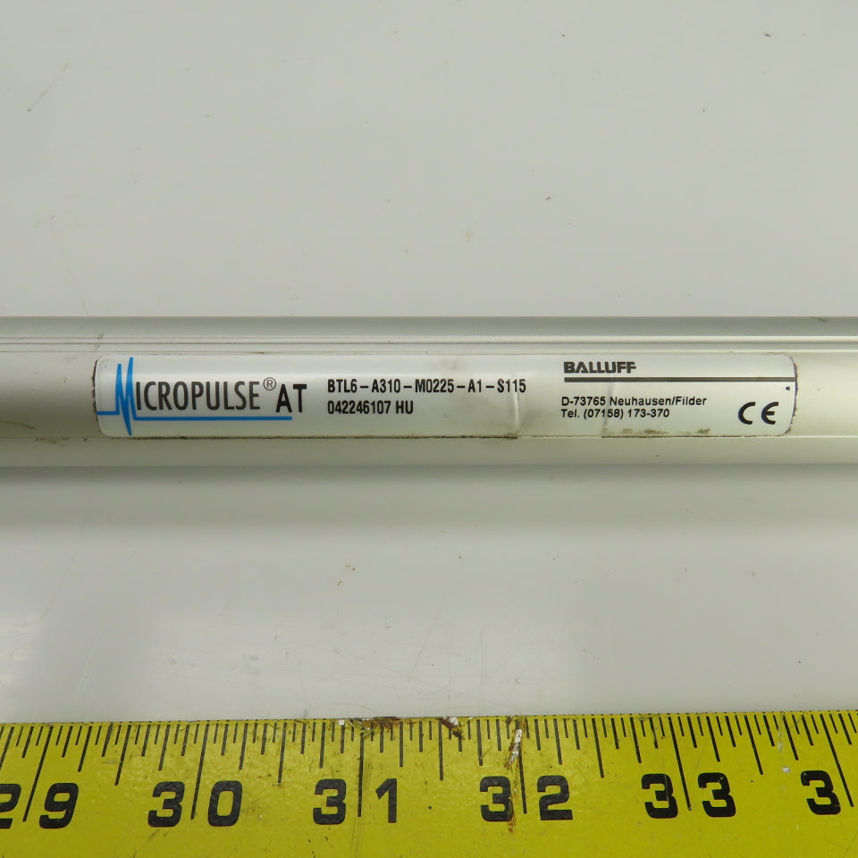 Balluff BTL6-A310-M0225-A1-S115 Micropulse AT Magnetostrictive Position Sensors
