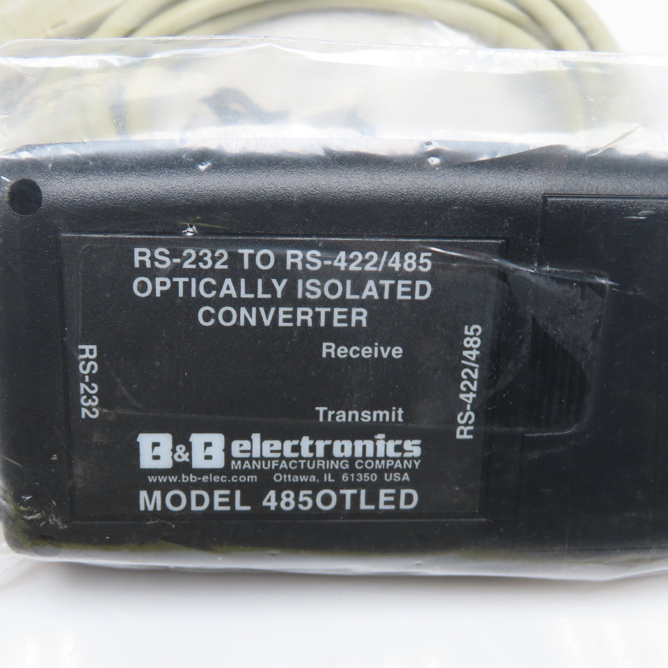 B&B Electronics 485OTLED Optically Isolated Converter RS32-RS-422/485 W/ Cable