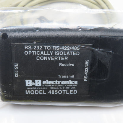 B&B Electronics 485OTLED Optically Isolated Converter RS32-RS-422/485 W/ Cable