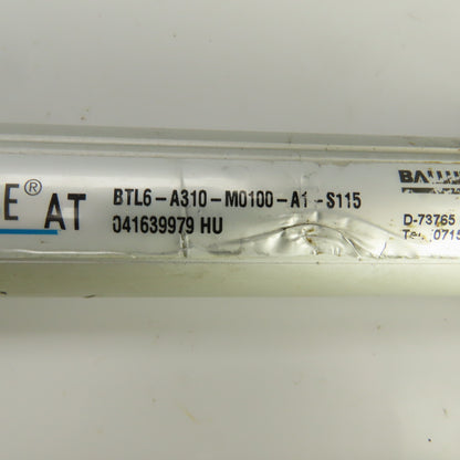 Balluff BTL6-A310-M0100-A1-S115 Micropulse AT Magnetostrictive Position Sensors