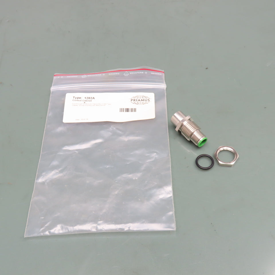 Priamus Type 1282A Feed Thru Connector Blueline Hybrid Bus Cable Type 1280X M16