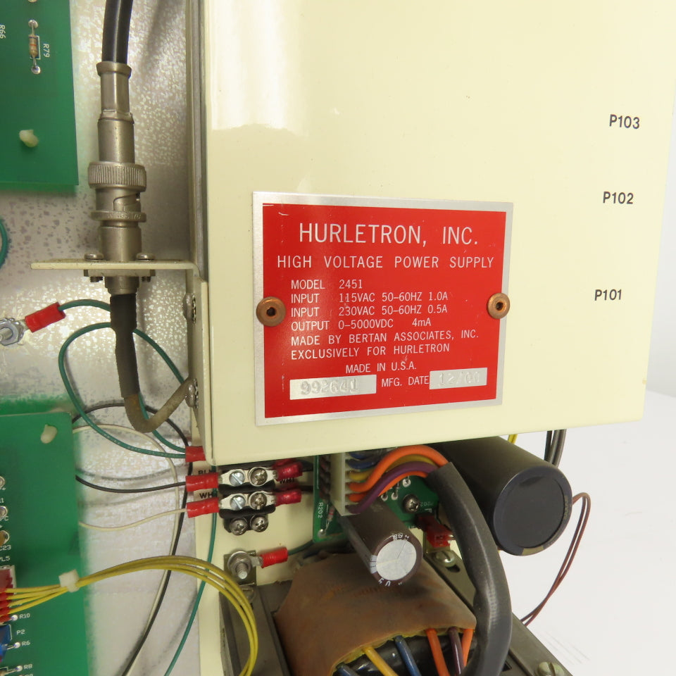 Hurletron 334889 4474 ESA Electrostatic Assist Model Electrosist Assembly