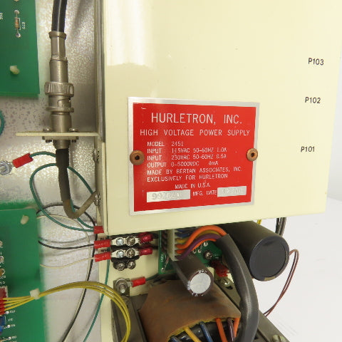 Hurletron 334889 4474 ESA Electrostatic Assist Model Electrosist Assembly