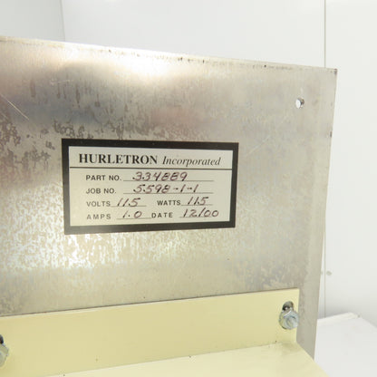 Hurletron 334889 4474 ESA Electrostatic Assist Model Electrosist Assembly