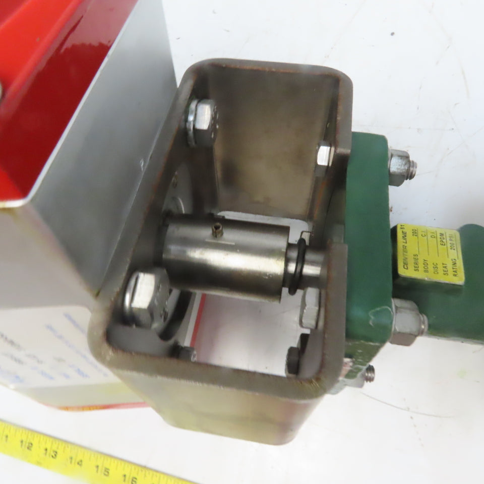 Flowtek 91127-11A0532 Pneumatic Actuator W/Centerline 200 Ser 8" Butterfly Valve