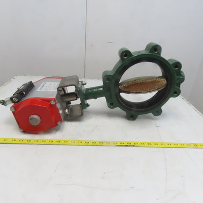 Flowtek 91127-11A0532 Pneumatic Actuator W/Centerline 200 Ser 8" Butterfly Valve
