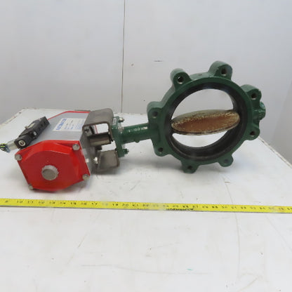Flowtek 91127-11A0532 Pneumatic Actuator W/Centerline 200 Ser 8" Butterfly Valve