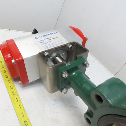 Flowtek 93127-11A0532 Pneumatic Actuator W/Centerline 200 Ser 8" Butterfly Valve