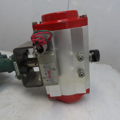 Flowtek 93127-11A0532 Pneumatic Actuator W/Centerline 200 Ser 8" Butterfly Valve
