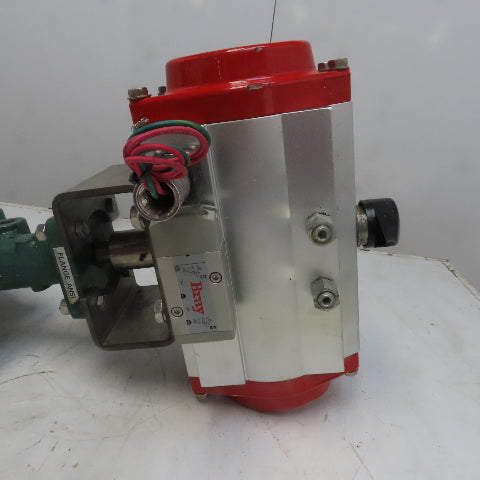 Flowtek 93127-11A0532 Pneumatic Actuator W/Centerline 200 Ser 8" Butterfly Valve