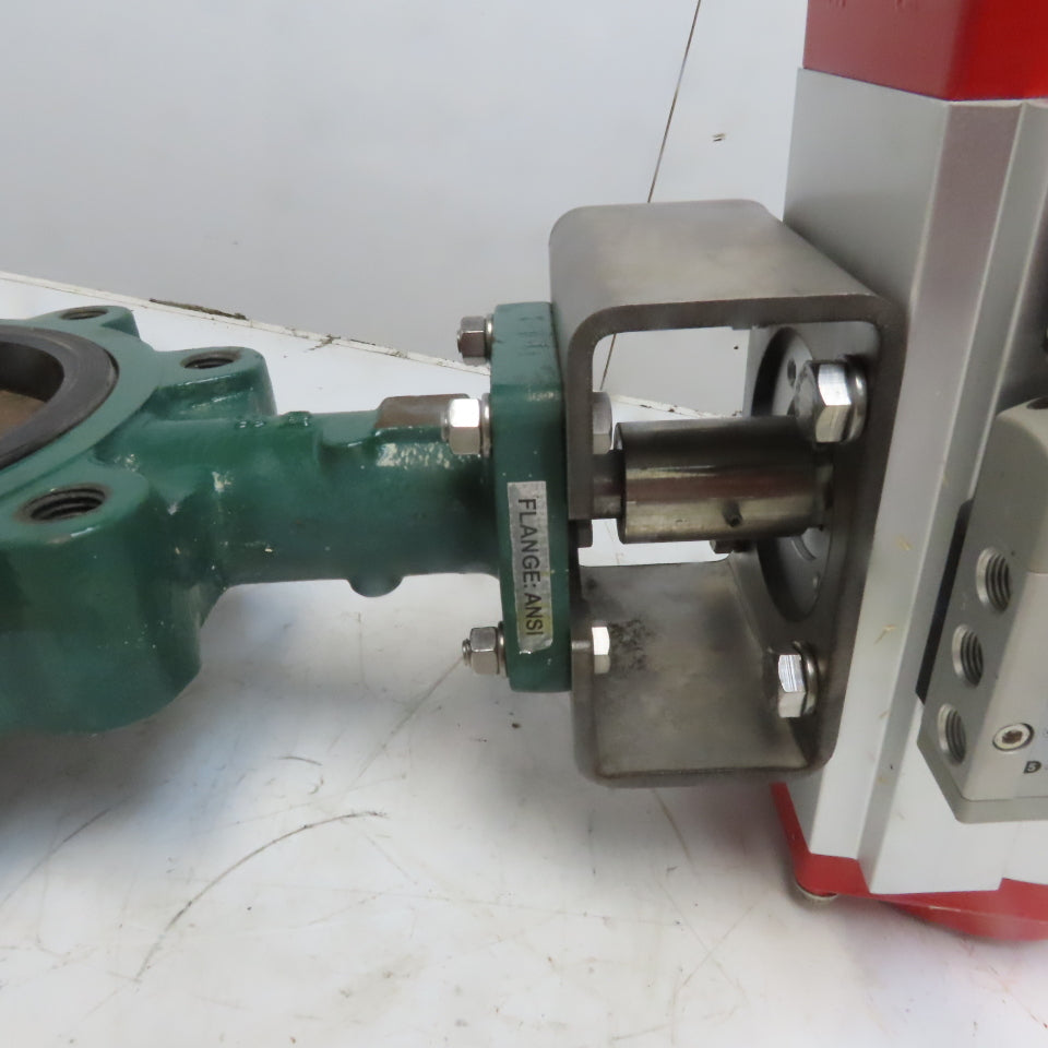 Flowtek 93127-11A0532 Pneumatic Actuator W/Centerline 200 Ser 8" Butterfly Valve