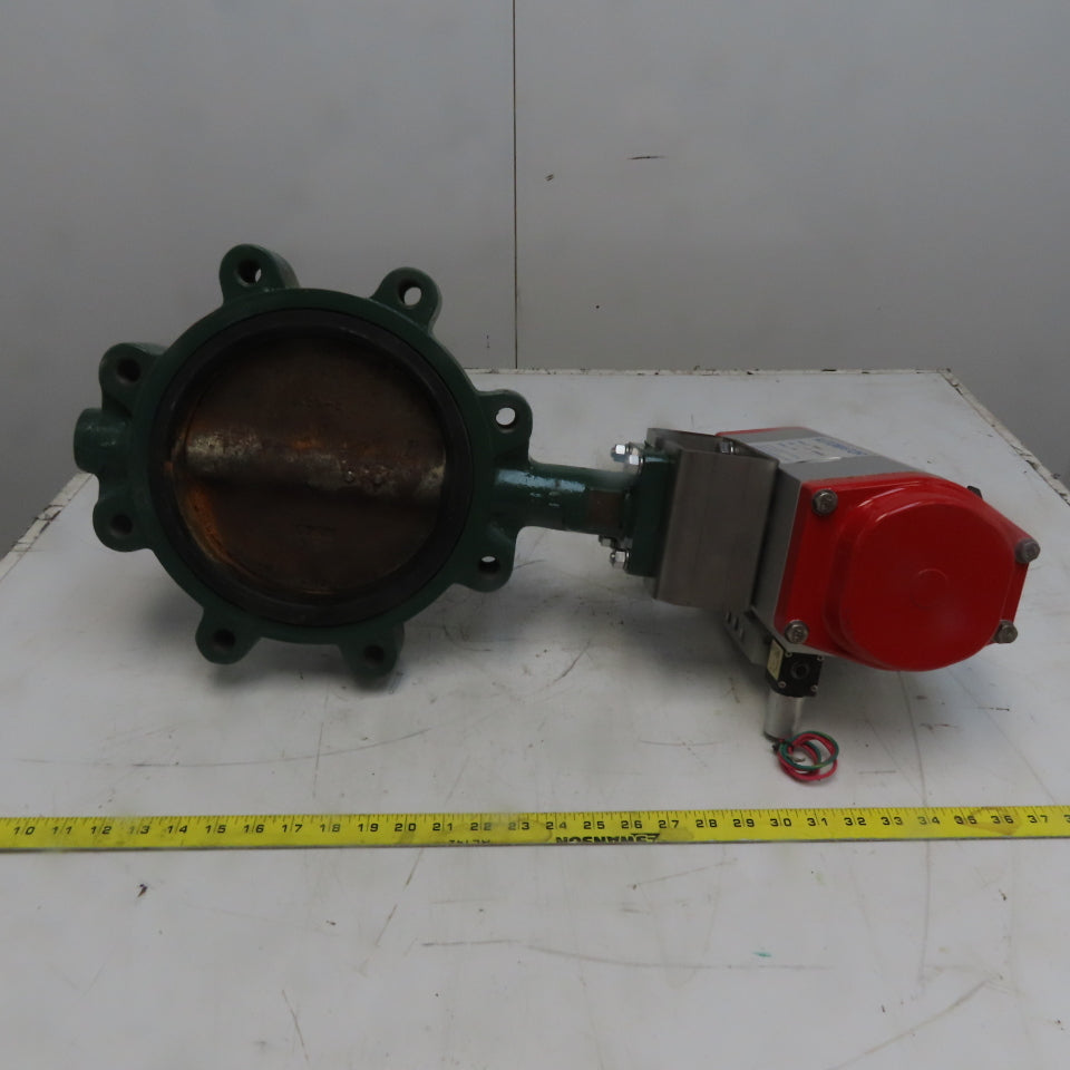 Flowtek 93127-11A0532 Pneumatic Actuator W/Centerline 200 Ser 8" Butterfly Valve