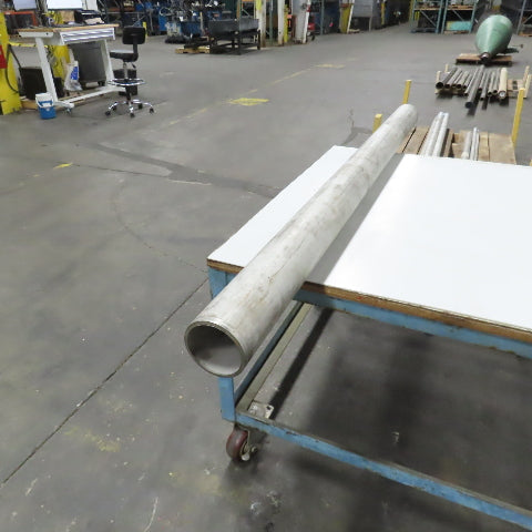 Kanzen TP304L 4" x 6' L SCH 40S Stainless Steel Pipe 1/4" Wall