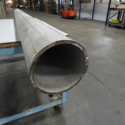 Kanzen TP304L 4" x 6' L SCH 40S Stainless Steel Pipe 1/4" Wall