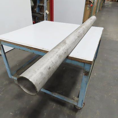 Kanzen TP304L 4" x 6' L SCH 40S Stainless Steel Pipe 1/4" Wall