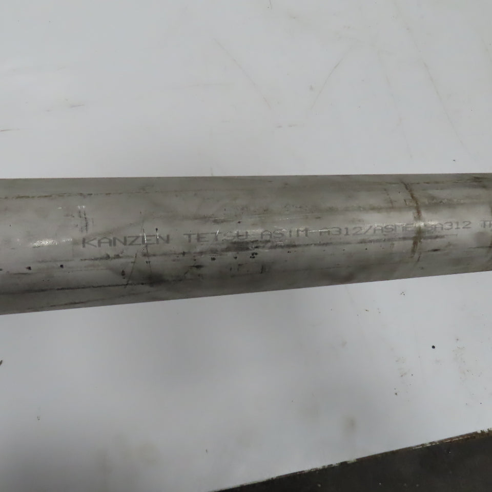 Kanzen TP304L 4" x 6' L SCH 40S Stainless Steel Pipe 1/4" Wall