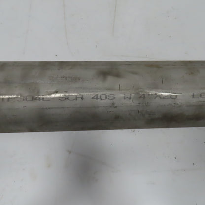 Kanzen TP304L 4" x 6' L SCH 40S Stainless Steel Pipe 1/4" Wall